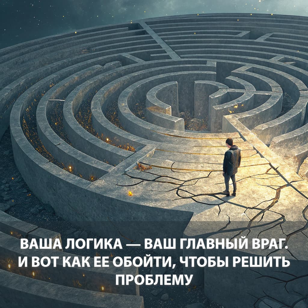 Ваша логика - ваш главный враг. Как обойти логику, чтобы решить проблему